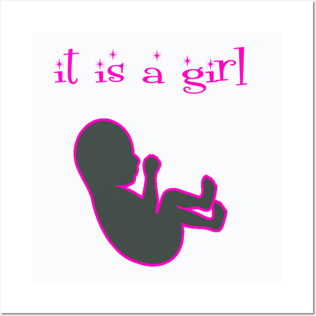 baby girl Wall Art by focusLBdesigns